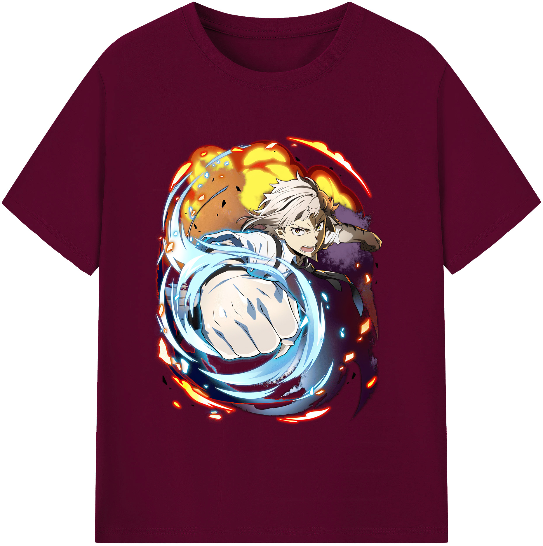 （画像用） 文豪ストレイドッグス Bungo Stray Dogs レディースカジュアルプリントTシャツ（綿100％）
